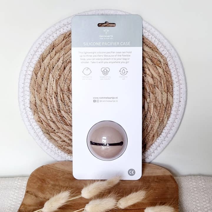 Rammelaartje - Wholesale Pacifier - Baby - Pacifier Storage - Beige3