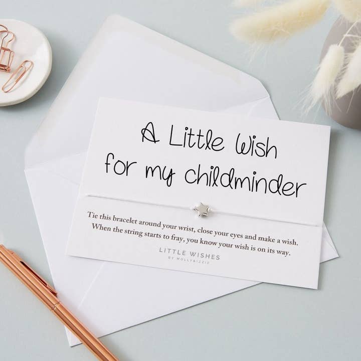 Childminder Wish Bracelet for wholesale by by Molly&Izzie