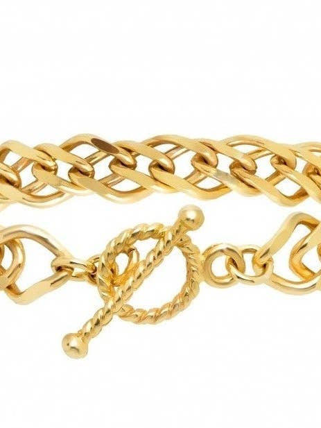 Bracelet à barrettes en T « Naomi » pour la vente par Nayla Jewelry