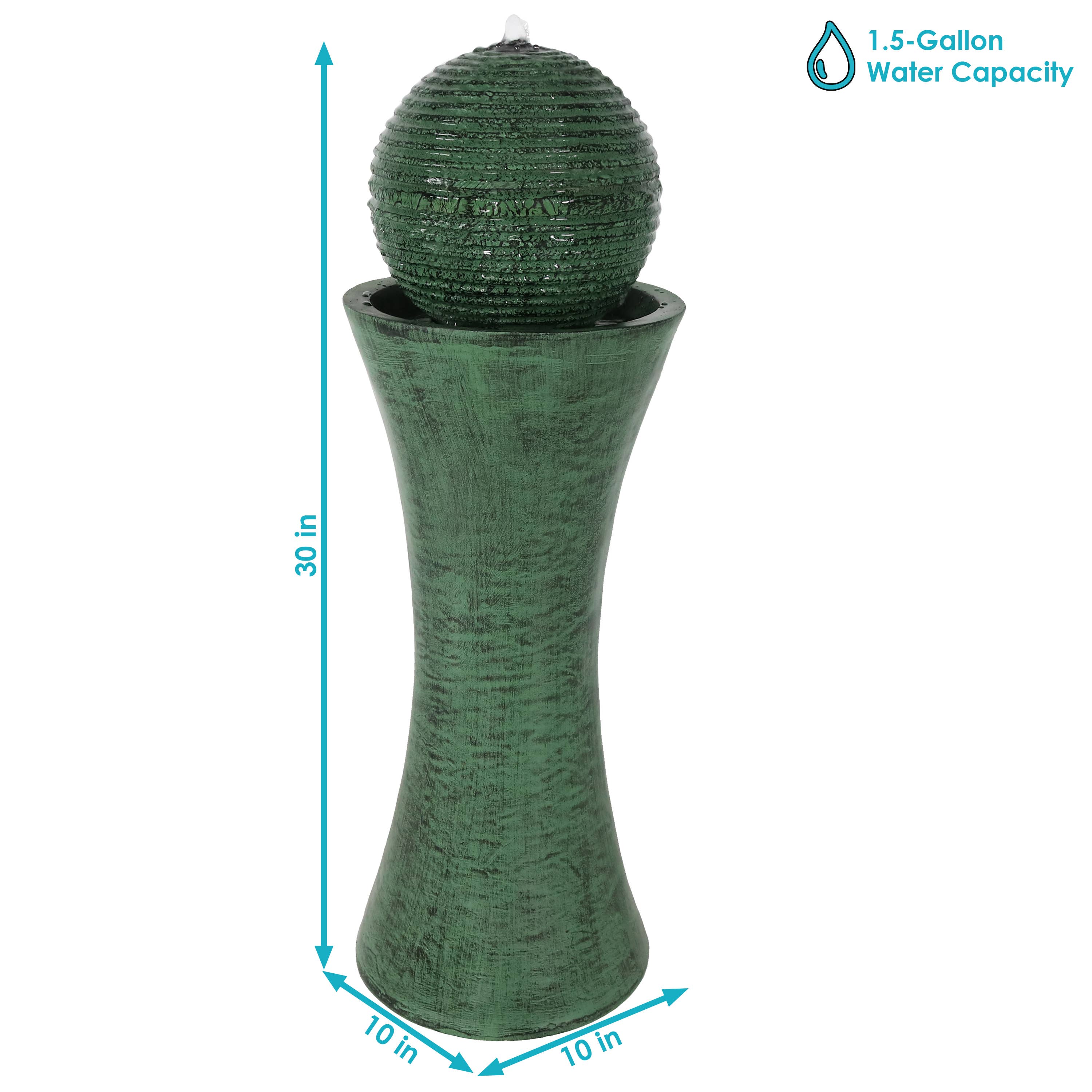 Sunnydaze Decor - Wholesale Outdoor Ornament/Decor - Desert Spring Solar Water Fountain with Battery/Pump - 30 in3