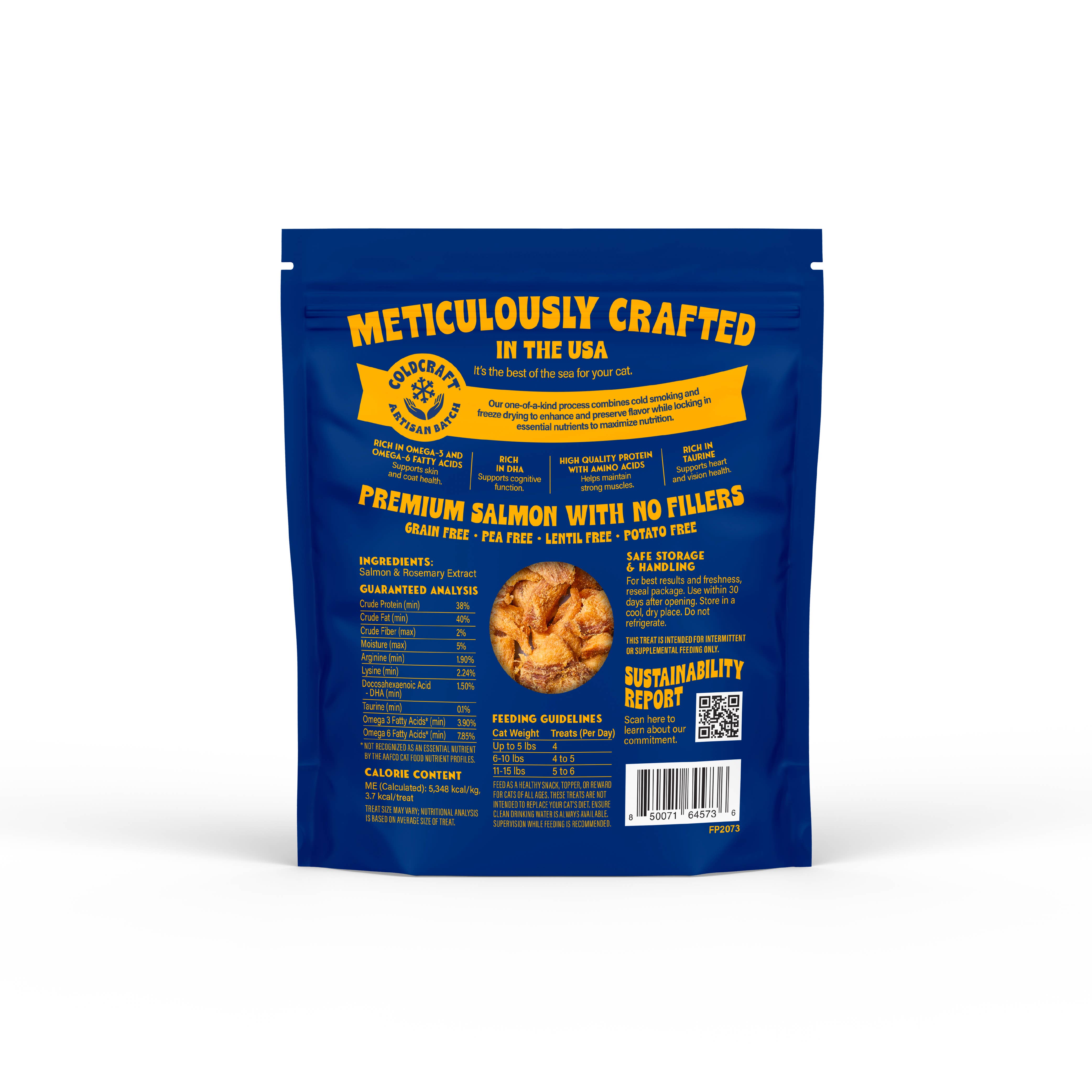 Finfare Pet Foods - Wholesale Pet Treats - Cat - Freeze-Dried Salmon Nuggets for Cats, 1.3oz1