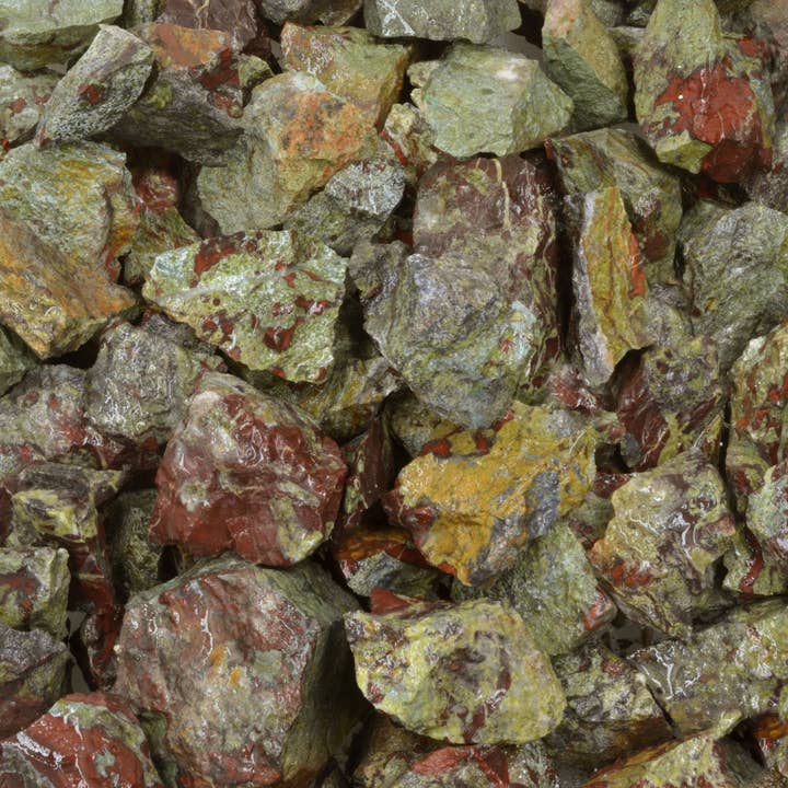 Fantasia Mining – wholesale Spiritual stone/crystal – Rough Dragon Jasper - Africa - Raw Natural Stones (1 lb)2