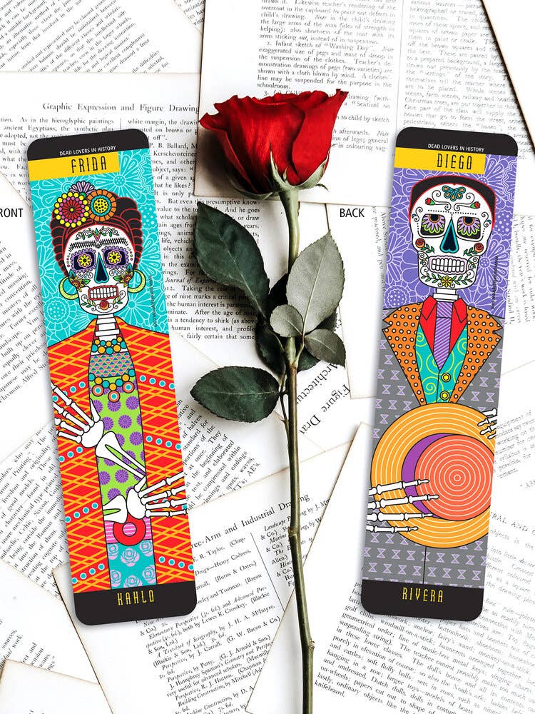 The Art of Pamela Joy Trow - Wholesale Bookmark - Frida Kahlo/Diego Rivera Bookmark1