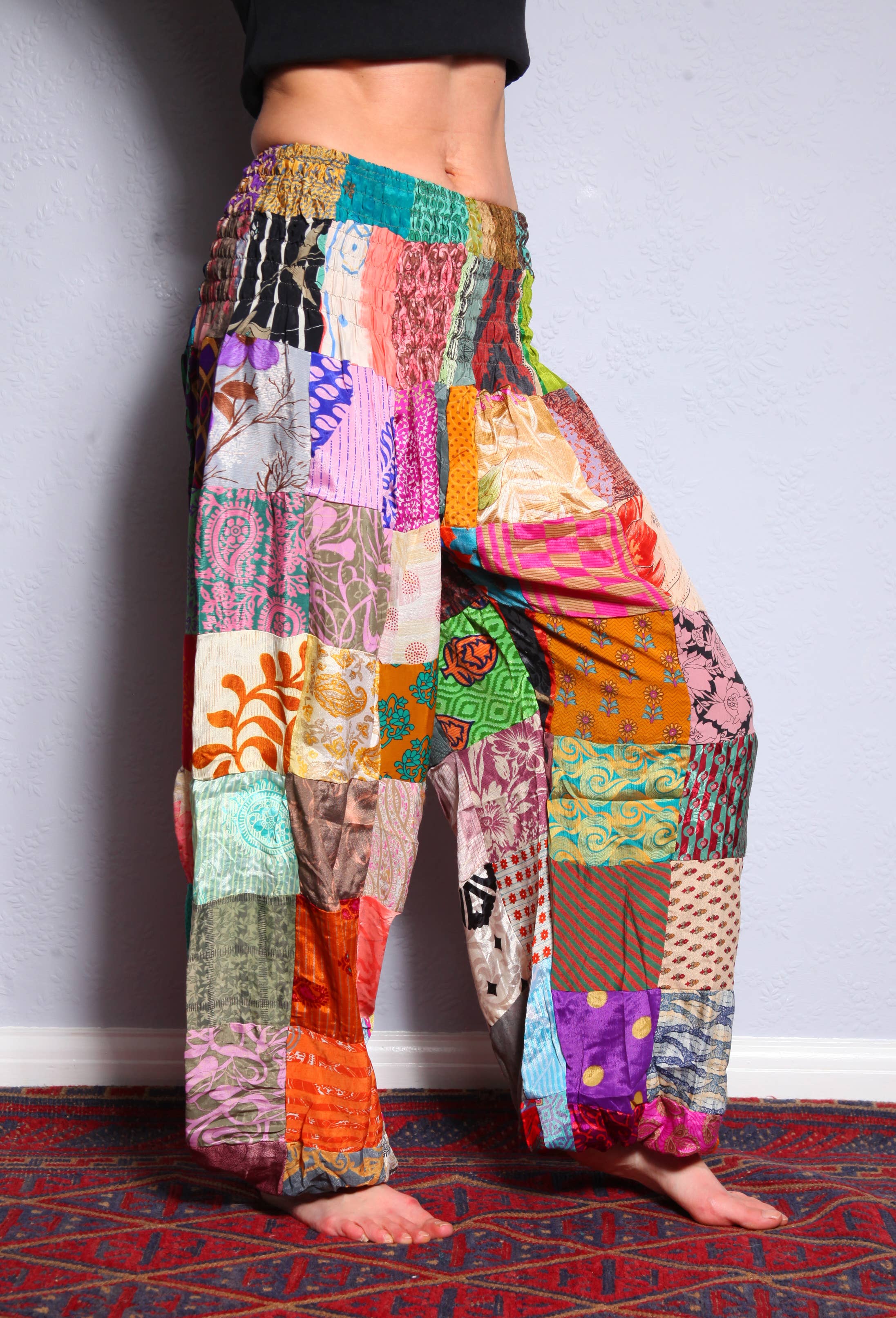 Emma's Emporium - Wholesale Pants – Women's - SS0018 Patchwork Genie Trouser