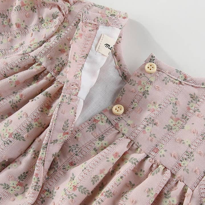 MaMer - Wholesale Dress - Kids - Olivia Dress: 6-12M, 1-2Y, 2-3Y, 3-4Y, 4-5Y, 5-6Y