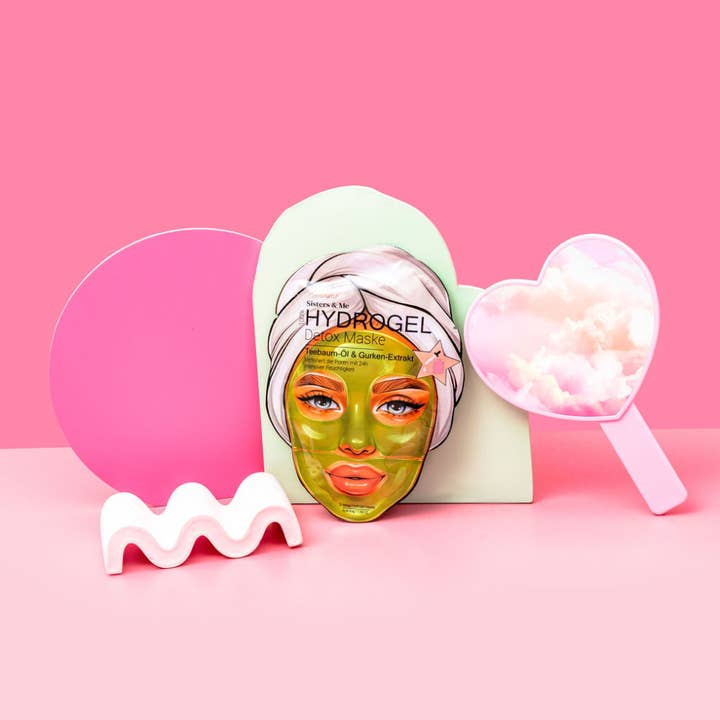 Sisters & Me GmbH - Wholesale Skincare Face Mask - 5X HYDROGEL DETOX MASK WITH TEA TREE OIL & CUCUMBER EXTRACT4
