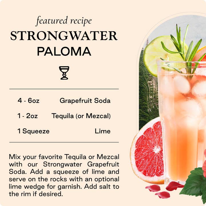 Strongwater – wholesale Soda/kolsyrad dryck – Grapefrukt Soda