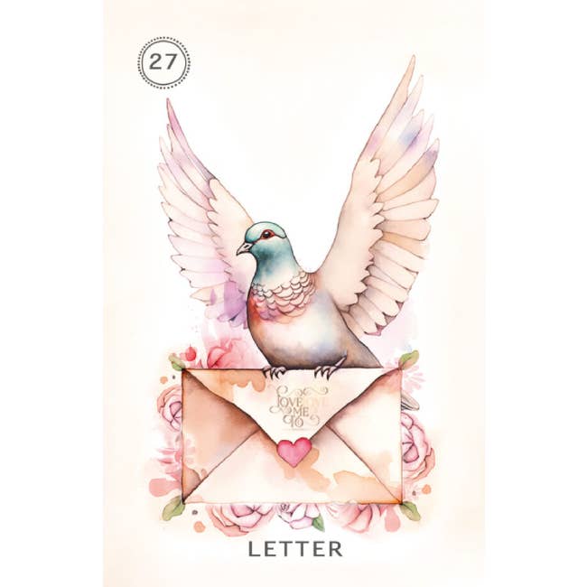 Cardshouse - Vente Cartes de tarot - Jeu de cartes Sweet Blossom Lenormand
