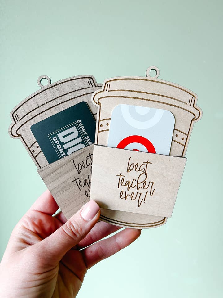 Tarjetero de regalo Best Teacher Ever para venta al por mayor de Johnson Livings LLC