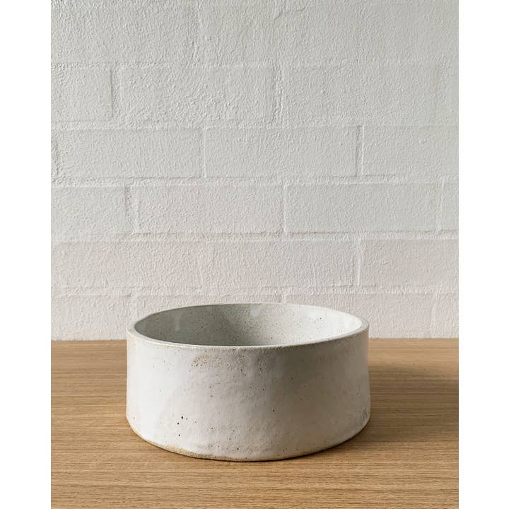 Jenn Johnston Ceramics - Wholesale Serving bowl - white serve - stacking serving dish4