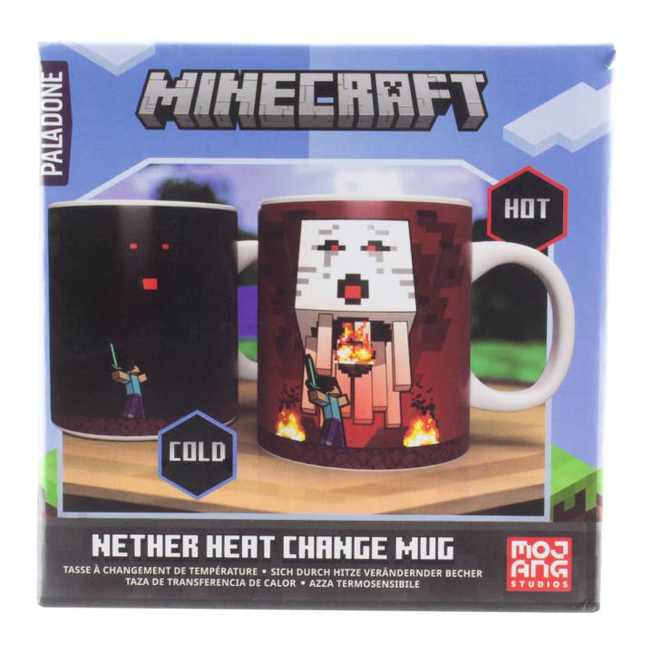 Mug à Changement de Chaleur du Nether de Minecraft pour la vente par Paladone