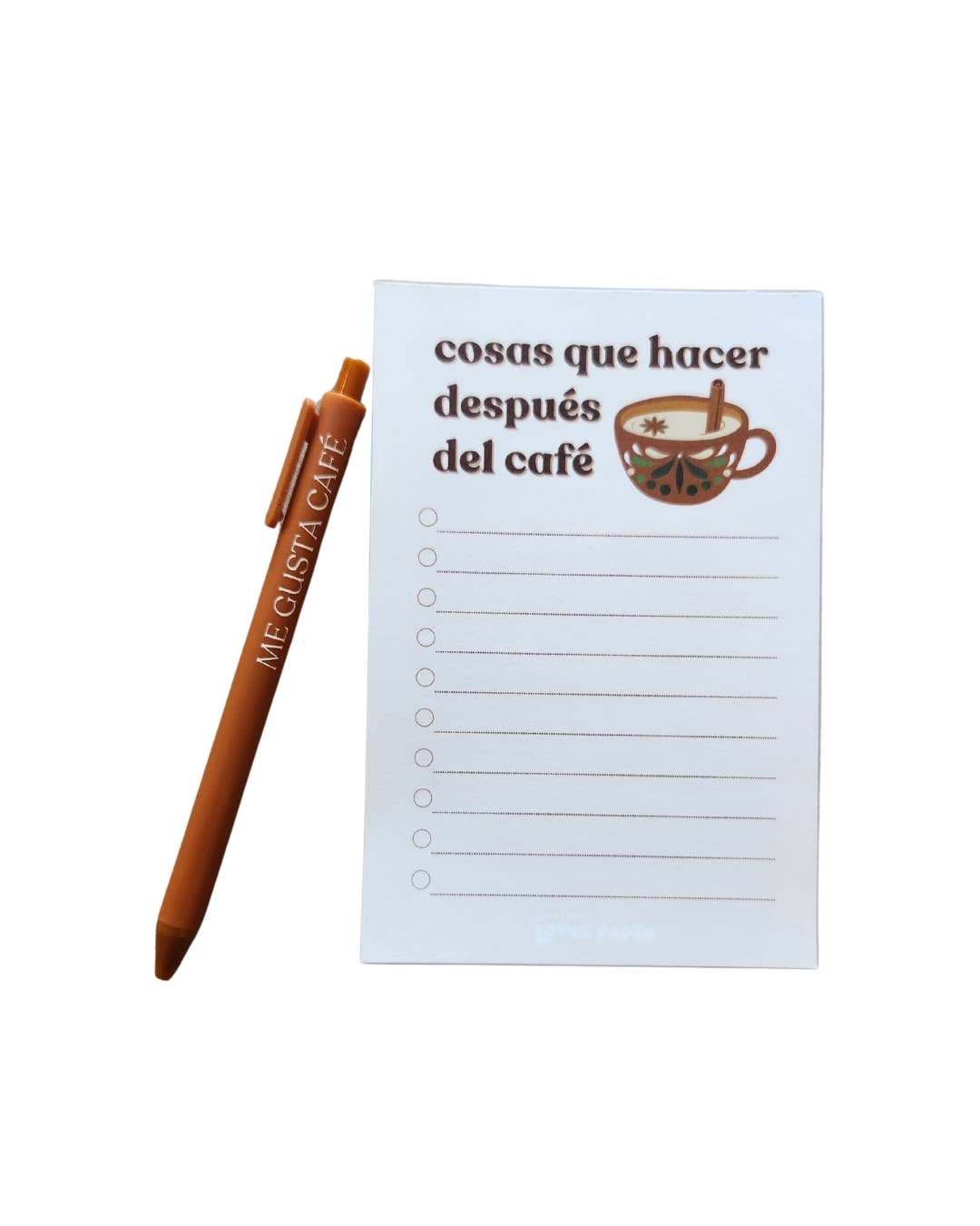 Ana Karen Loves Paper - Wholesale Notepad - Despues del Café 4x6 Checklist Notepad2