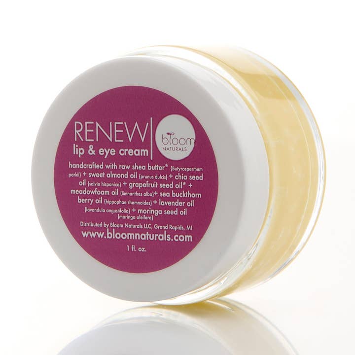 renew | lip & eye cream for wholesale by Bloom Naturals