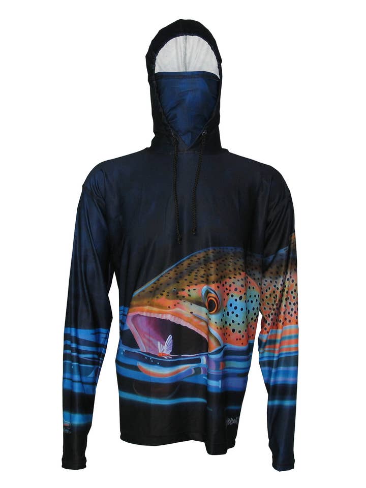 Brown Snack Graphic Fishing Hoodie for wholesale by Cognito Brands, Inc.