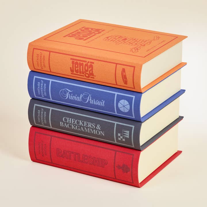 WS Game Company - Wholesale Board Game - 4-Pack Vintage Bookshelf Assortment of Classic Board Games2