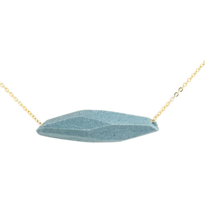 Faceted Bar Necklace for wholesale by Jenna Vanden Brink Ceramics