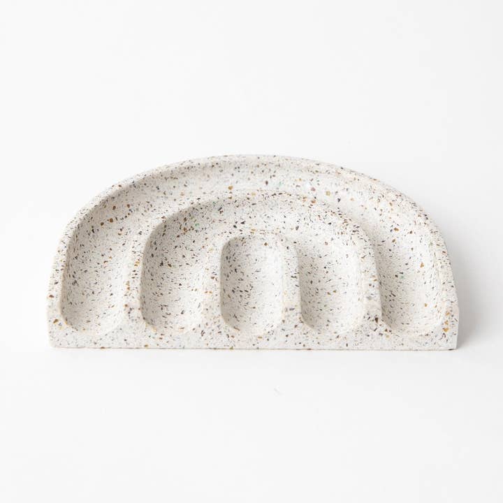 Repose-éponge | Terrazzo blanc pour la vente par pretti.cool