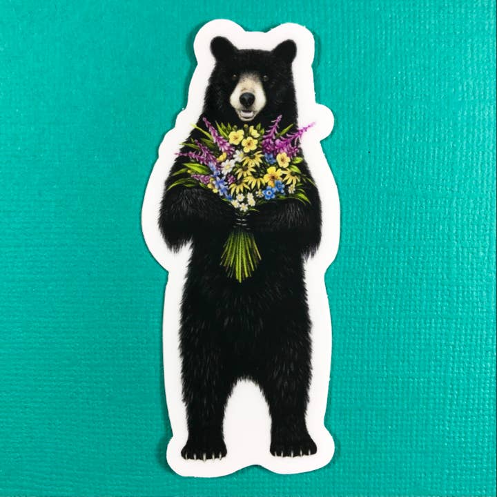 Abundance Illustration - Wholesale Sticker - Flower Bear sticker