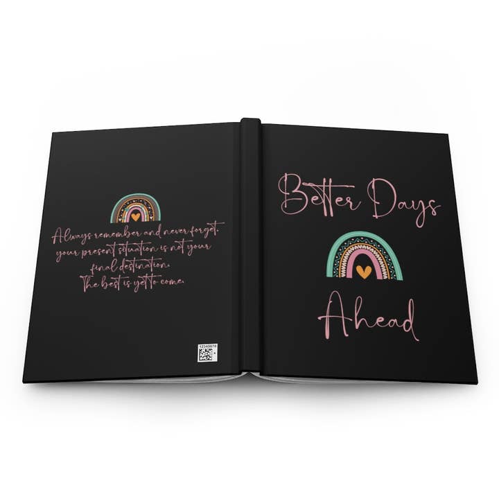 Moonlight at Midnight Holistics - Venta al por mayor Diario/agenda - Mejores días por delante | Diario de ansiedad, cuaderno, diario para adolescentes