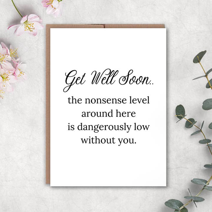 FR7146 Get Well Card FR7146 Get Well Card