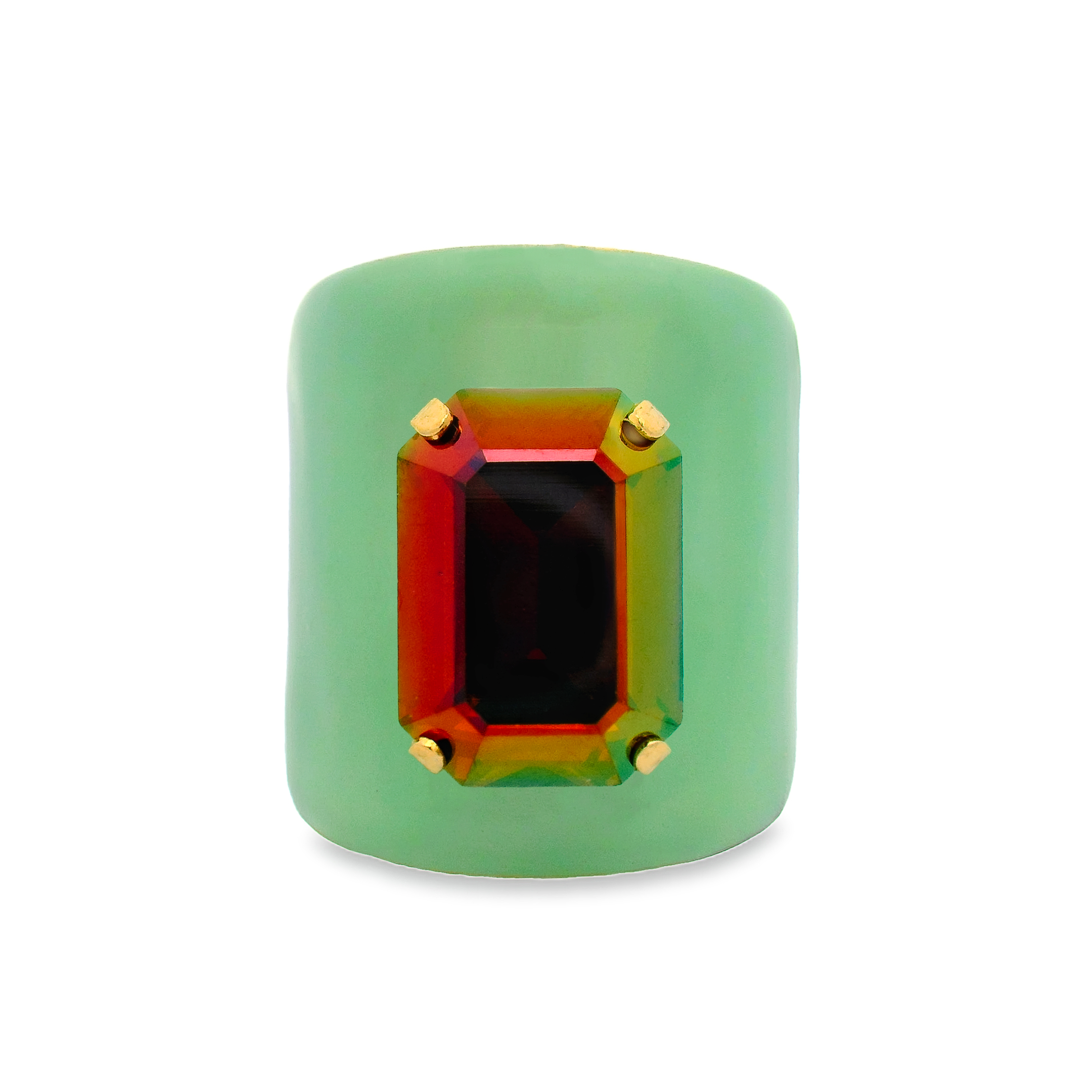 TOVA - Wholesale Cocktail/Statement Ring - Mini Roddy Ring in Enamel Midnight Express12