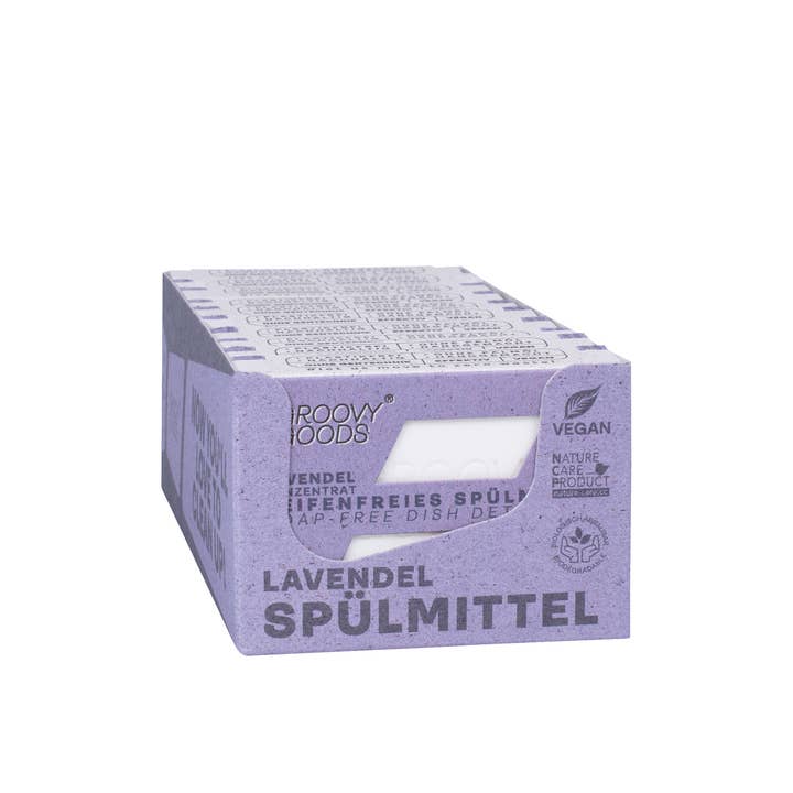Seifenfreies, festes Spülmittel Lavendel für den Großhandel von Groovy Goods