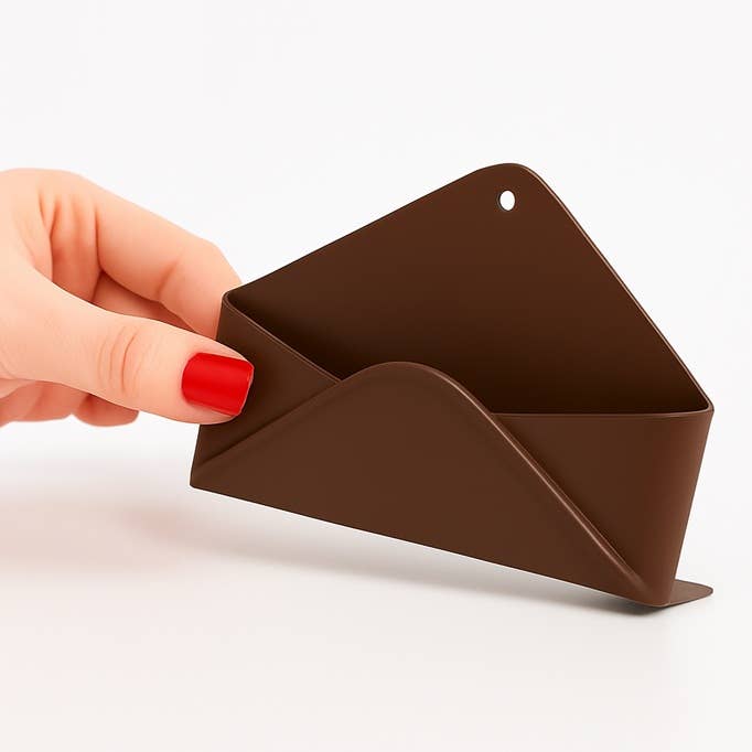 Factory Direct Craft – wholesale Basket –  Metal Envelope Business Card Holder - Select Color7