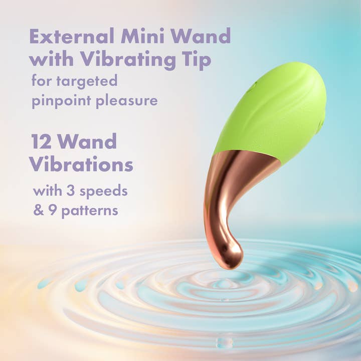 Blush - Wholesale Sex Toy - Play With Me Blooming Bliss - Mini Massage Wand & Egg Vibe