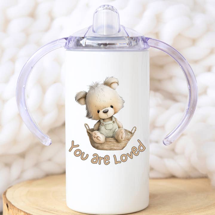 Vous êtes aimé Gobelet Neutral Bear | Pour bébés 12 oz pour la vente par Press and Merch