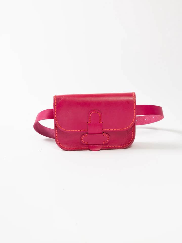 THE LOLITA WAISTBELT BAG // PINK for wholesale by LOLA Y TULA