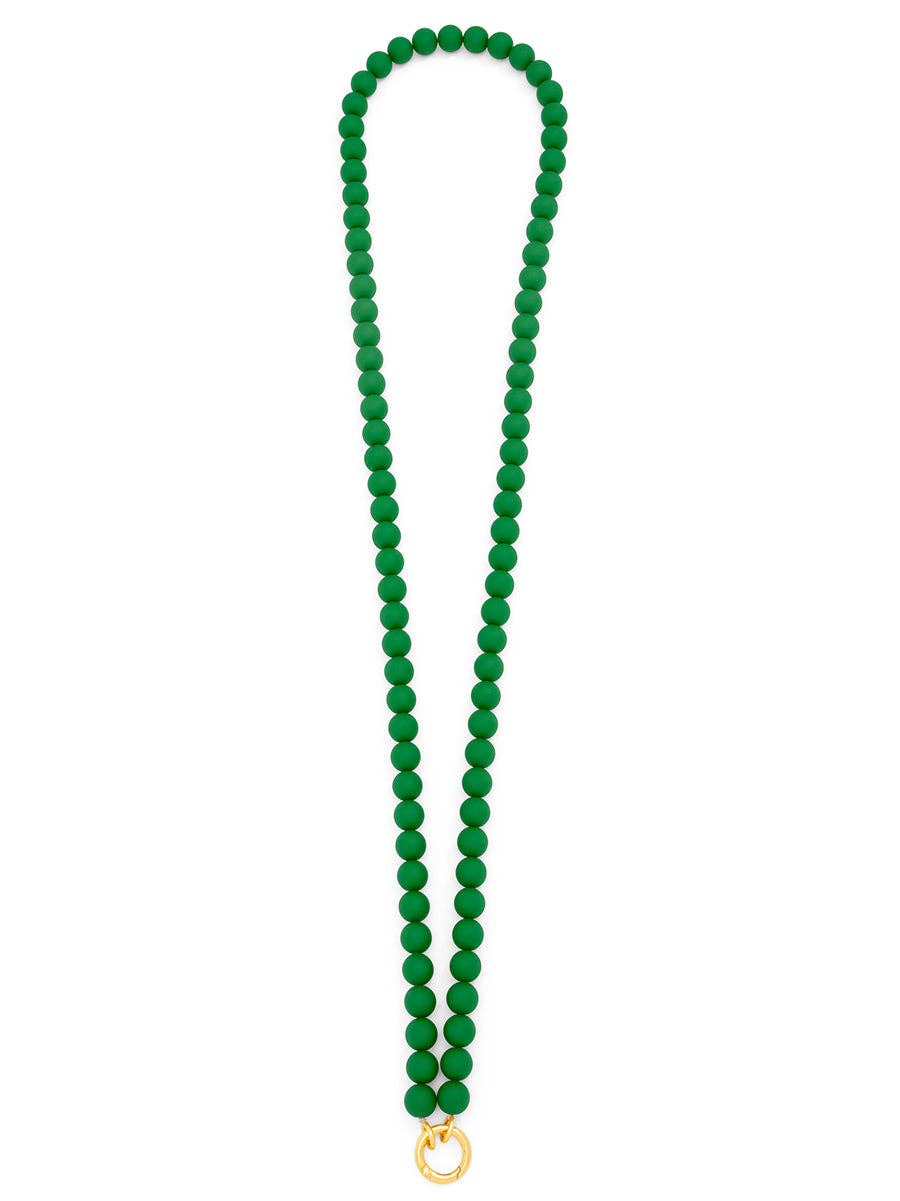 ZENZII Jewelry - Wholesale Beaded/Pearl Necklace - Matte Resin Beaded Crossbody Phone Lanyard25