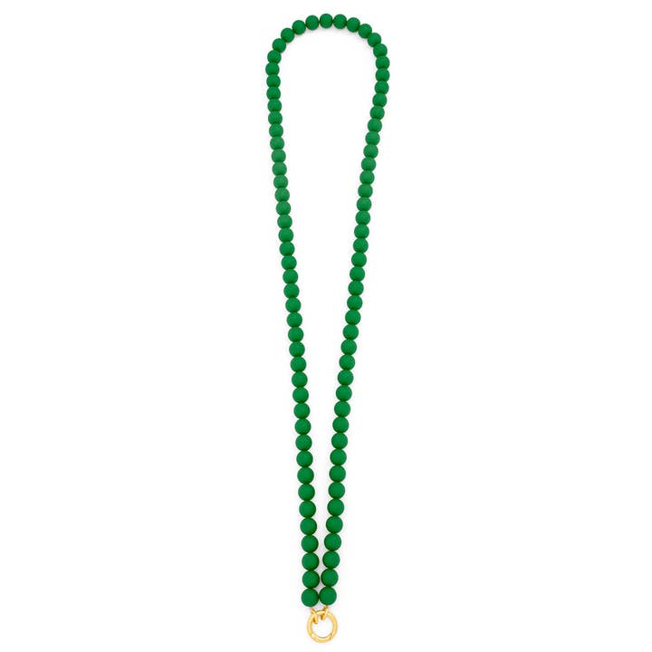 ZENZII Jewelry - Wholesale Beaded/Pearl Necklace - Matte Resin Beaded Crossbody Phone Lanyard25