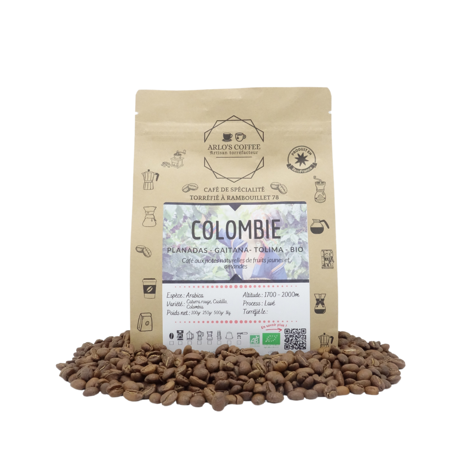 Arlo's Coffee - Wholesale Coffee Beans - COLOMBIA - TOLIMA BIO1