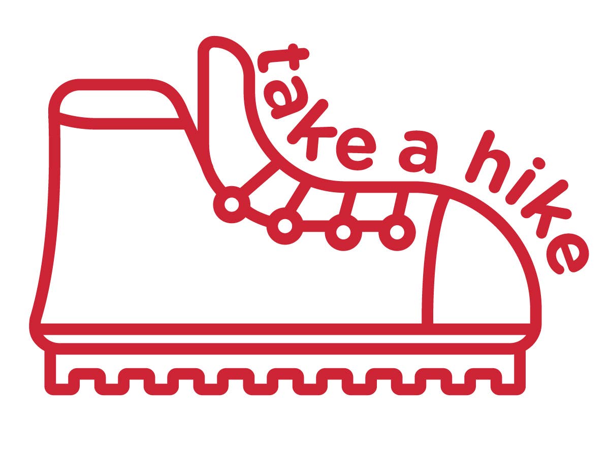 Stickerlishious - Wholesale Sticker - TAKE A HIKE BOOT DECAL0