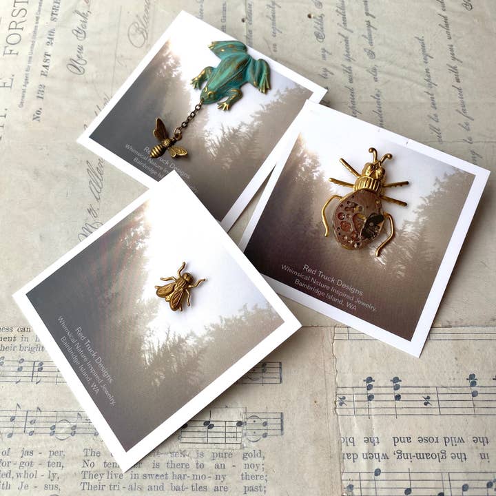 Red Truck Designs - Wholesale Brooch - Fly Pin Tiny Housefly Brooch Lapel Pin Tie Tack Insect Bug6