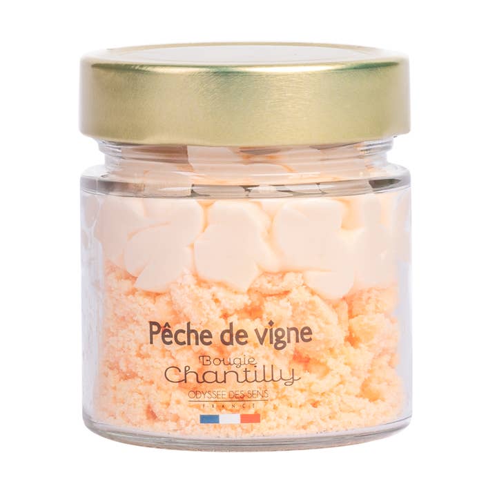 Pêssego - Vela Chantilly gourmet 150g por atacado de ODYSSÉE DES SENS