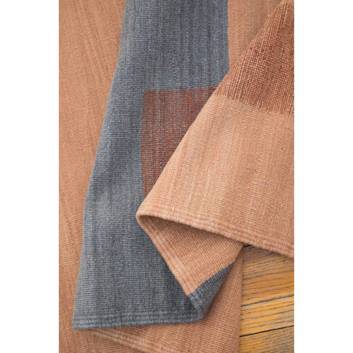 Ouive - Vendita all'ingrosso Tappeto - Tappeto marocchino in lana kilim a trama piatta DUSK GEO 5 x 7'