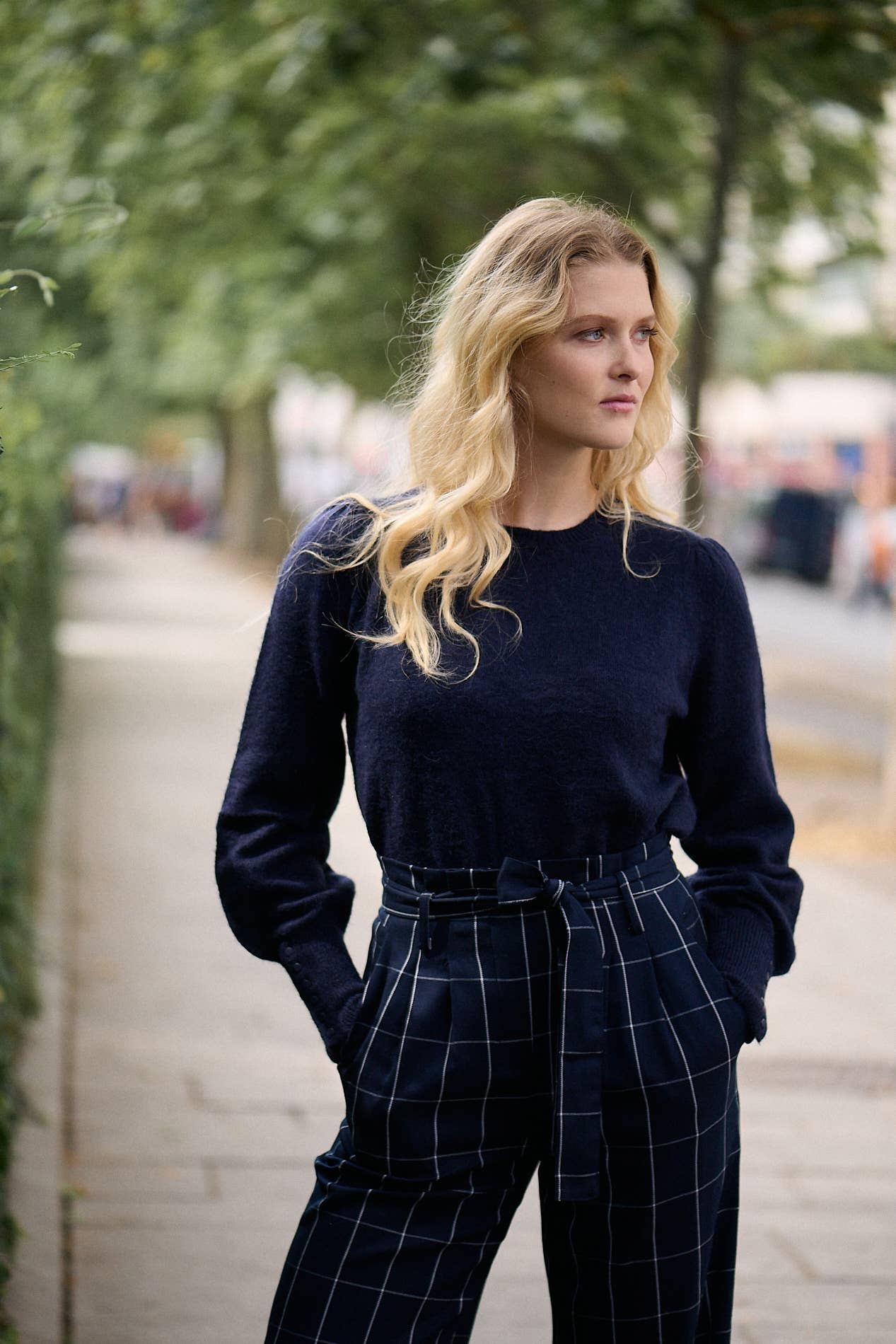 Nathael Paris - Wholesale Pullover-trui - Dames - Trui van alpaca en wol met ronde hals9