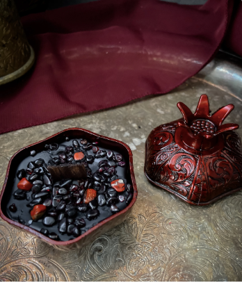 Sacred Lore - Wholesale Jar/Filled Candle - Pomegranate Candle Set, Persephone Altar Decor6