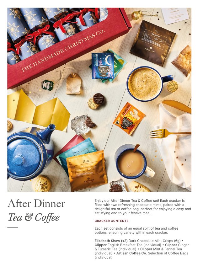 The Handmade Christmas Co. - Wholesale Christmas Decoration - Crimson Blush - Handmade Luxury Christmas Crackers (6pcs)7