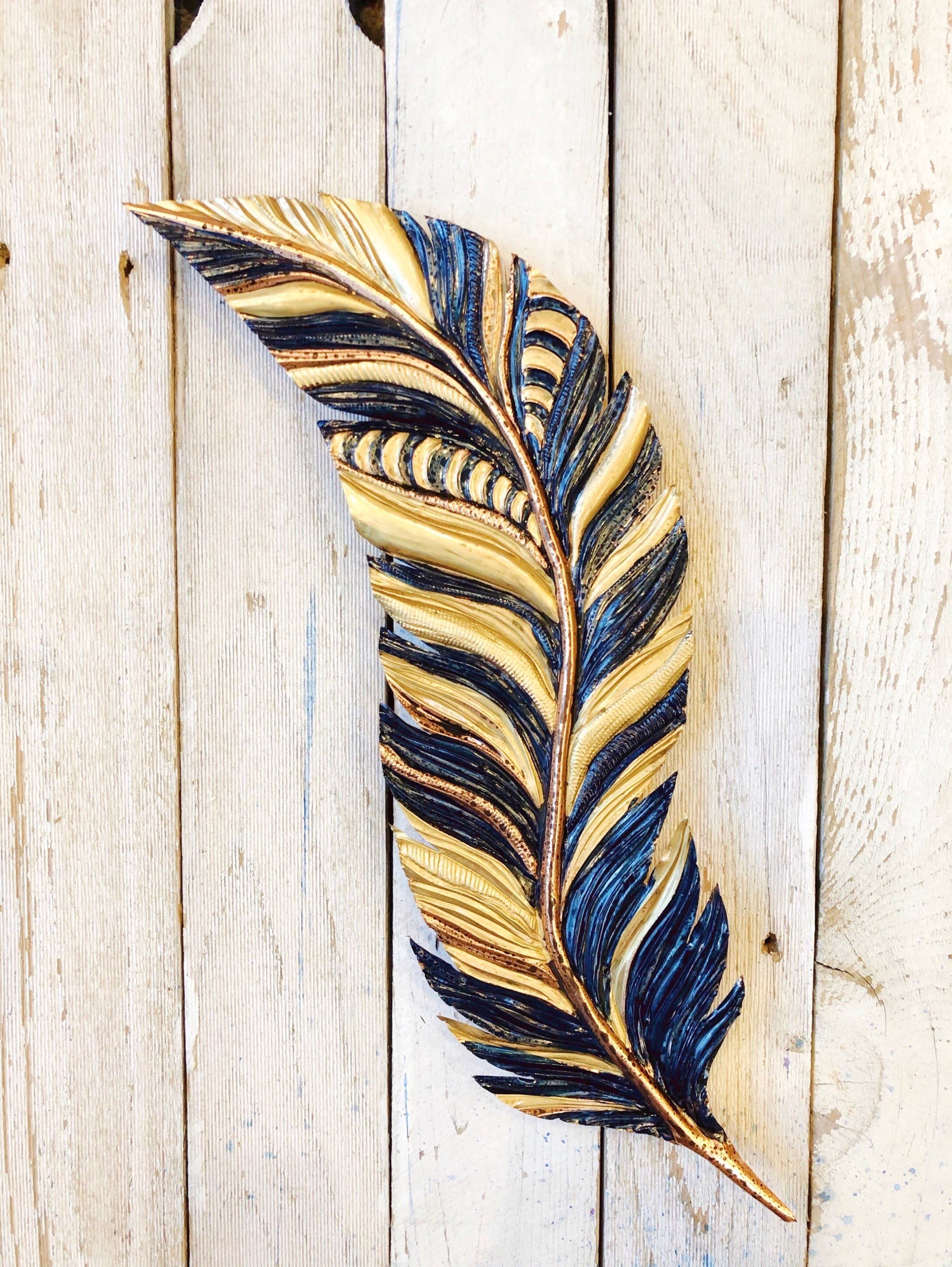 Timber Lane Studio - Wholesale Wall Accent - Giant Copper Feather11