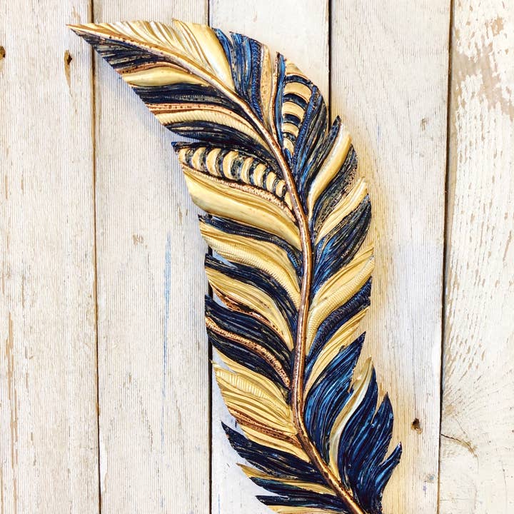 Timber Lane Studio - Wholesale Wall Accent - Giant Copper Feather11