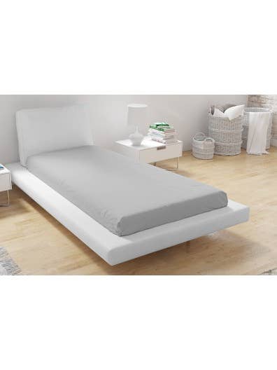 Grey Microfiber Fitted Sheet for wholesale by Mani Textile