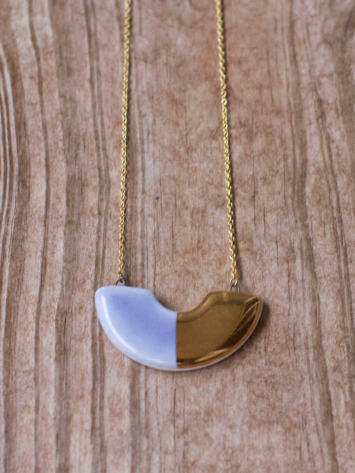 Half Circle Statement Necklace for wholesale by Heather Kegel Studios