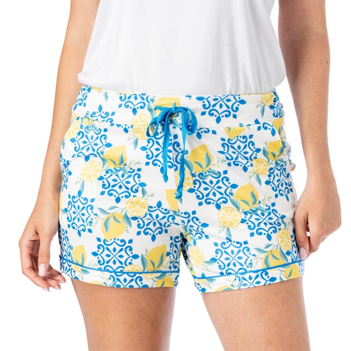 DM Merchandising - Wholesale Lounge Shorts - Women's - Hello Mello Lazy Daisy Lounge Shorts Open Stock1