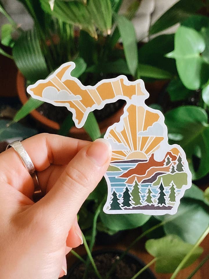 Michigan Lightweight Magnet for wholesale by Summer Stokes