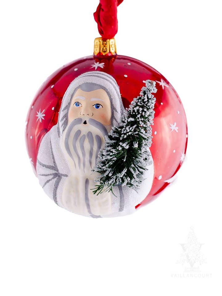 Jingle Balls™ Frosty Father Christmas for wholesale by Vaillancourt Folk Art