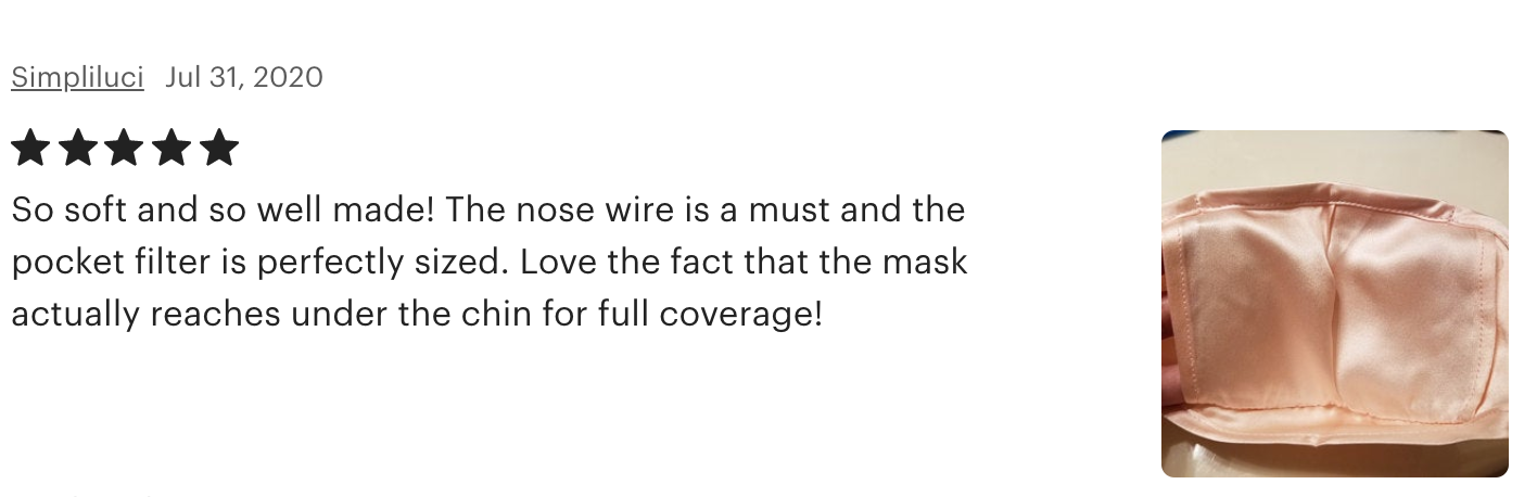 Cute Sass ™ – wholesale Protective face mask/shield – MULBERRY SILK FACE MASK WITH FILTER POCKET11