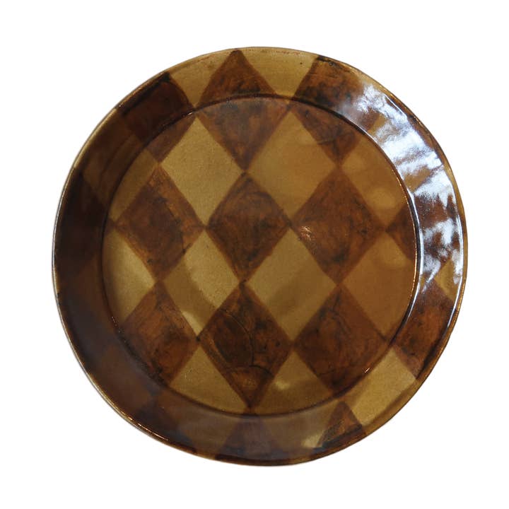 Paige Mitchell - Wholesale Dinner Plate - Honey Glaze Circus Side Plate0