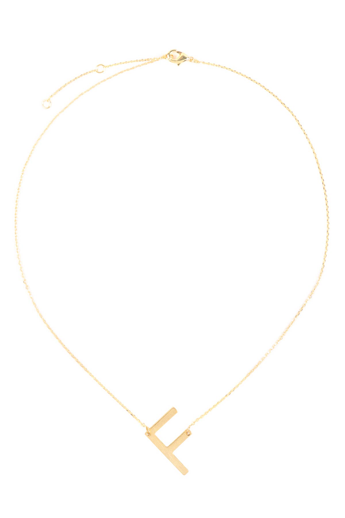 MYS Wholesale Inc - Wholesale Pendant/Charm Necklace - Initial Rough Finish Chain Necklace33